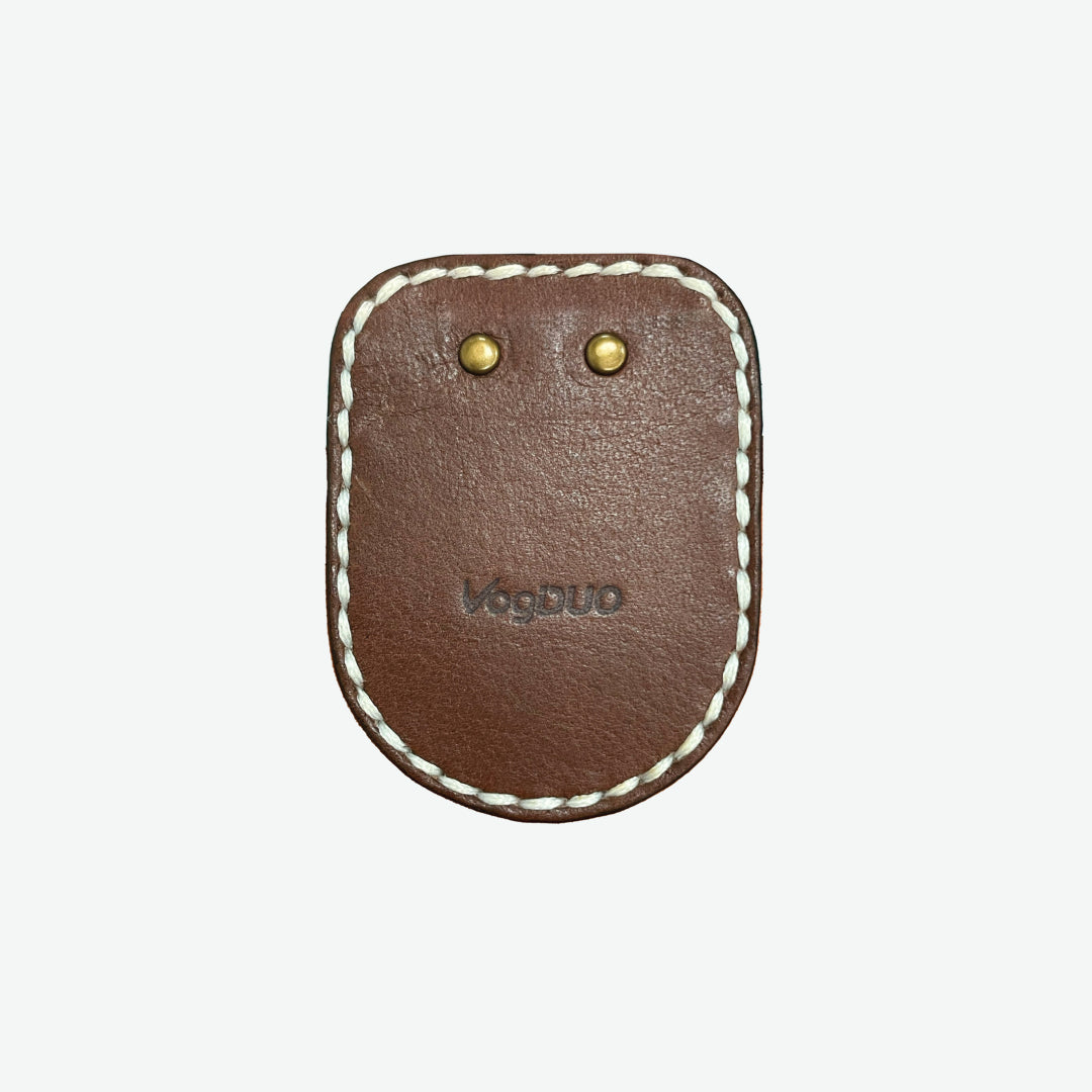 Brooch Pin Leather Case - AirTag
