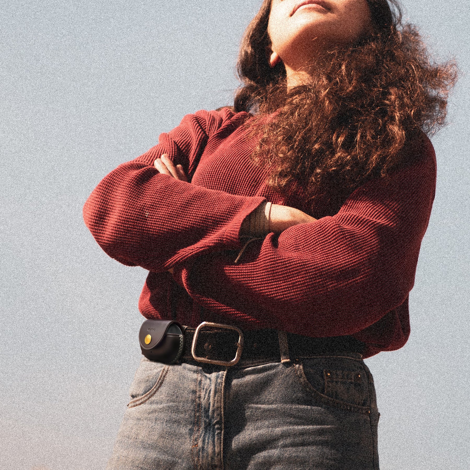 Beats Studio Buds+ Leather Case- Belt-loop