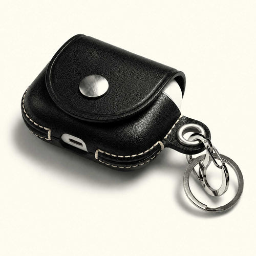 AirPods Pro 3 Leather Case- Carabiner & Keyring