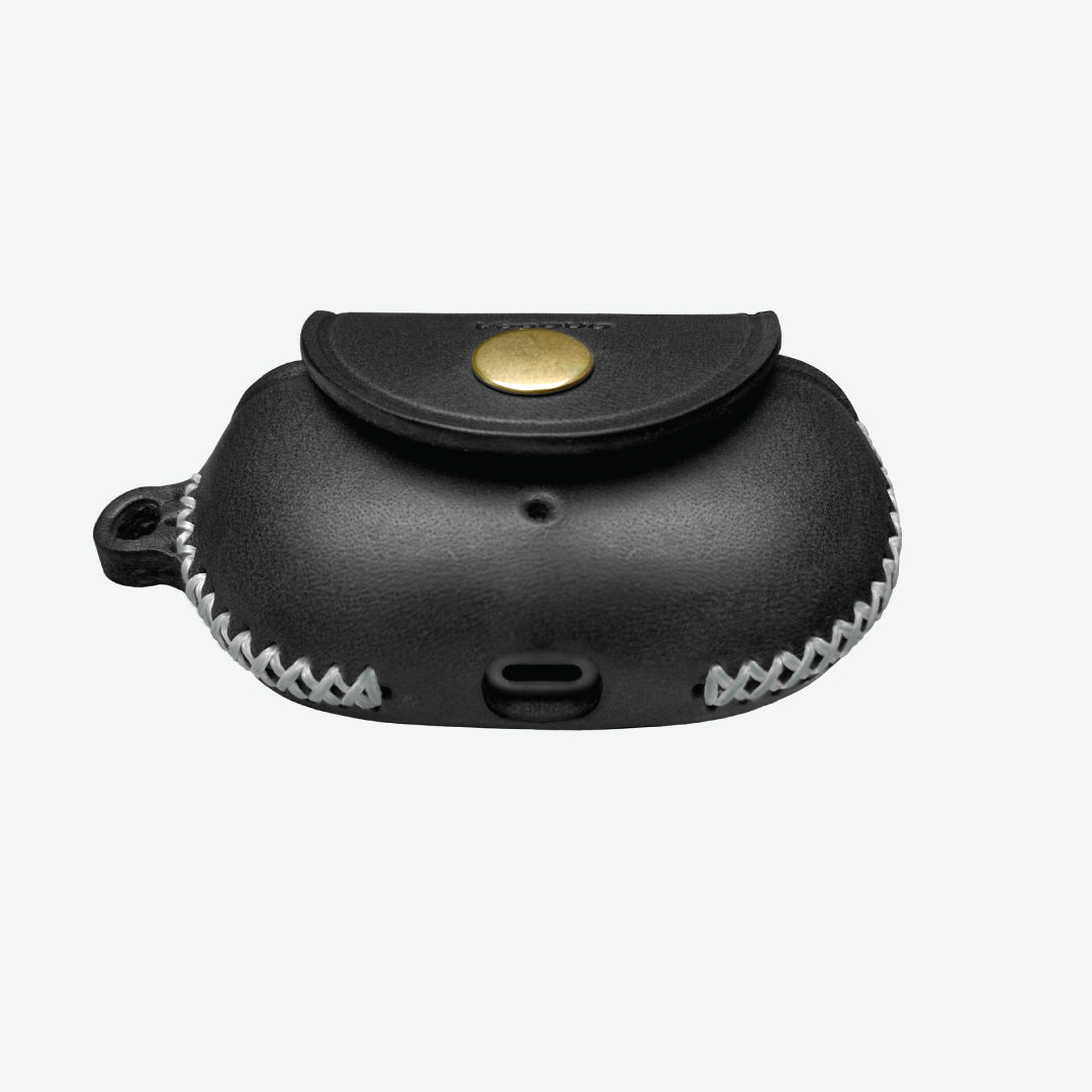 The bottom look of the Beats Studio Buds+ leather case