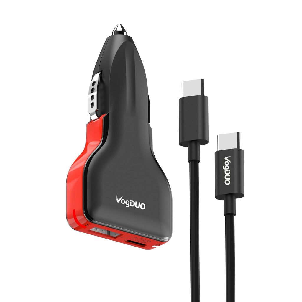 57W Car Charger - USBC and USBA PD - VogDUO
