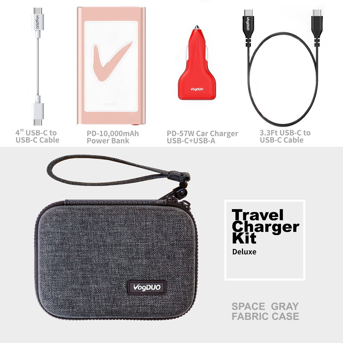 Deluxe Travel Charger Kit